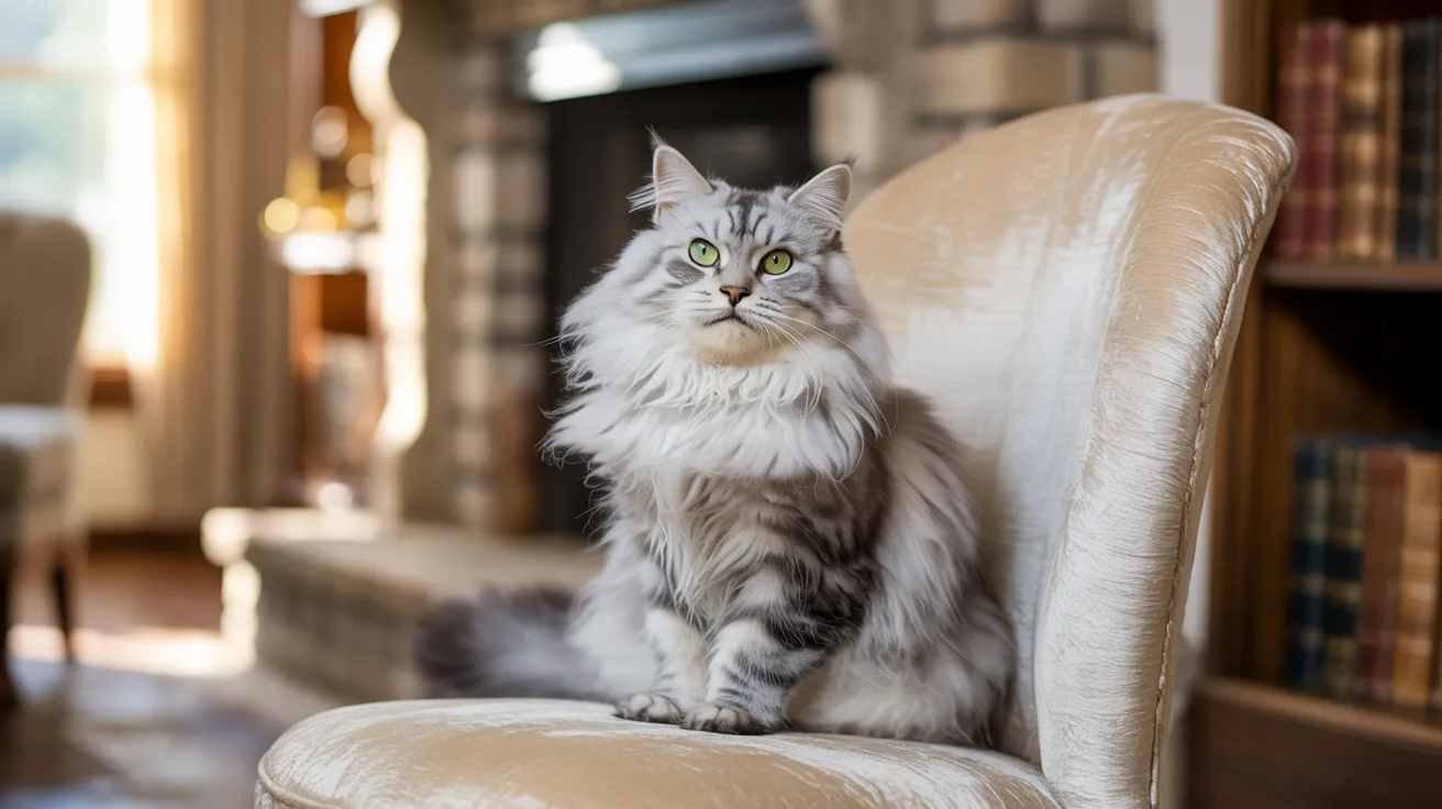 Domestic Long Hair Cat Domestic Long Hair Cat